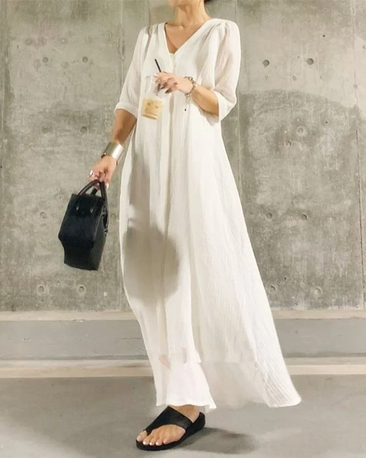 Summer gentle swing dress