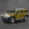 1:18 Hummer H2 Alloy Car Model Realistic Large SUV Off-Road Vehicle Model