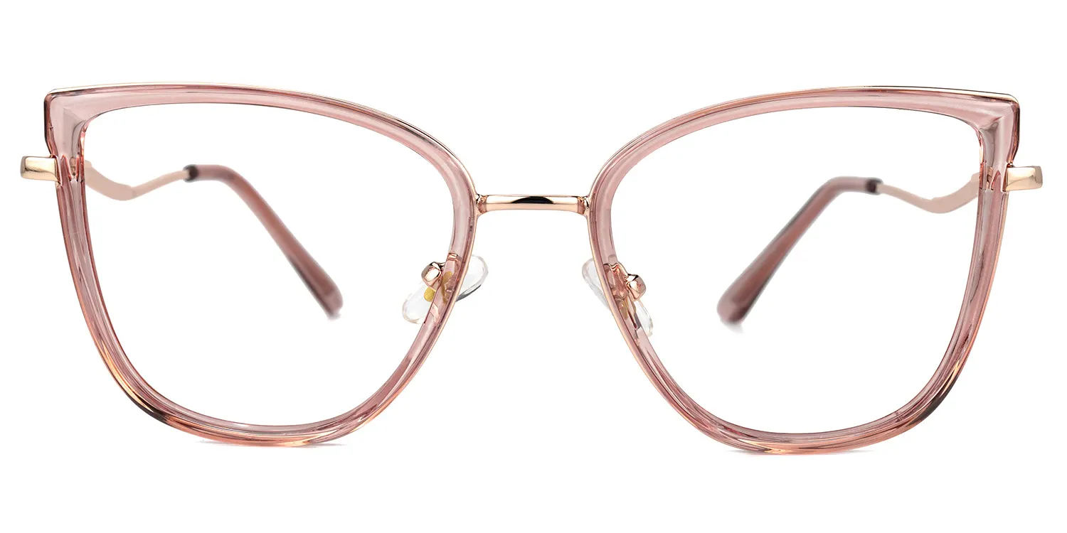 Casper Rosa Cateye Brille Rosa