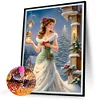 Diamond Painting-DIY Full Round Drill Christmas Girls