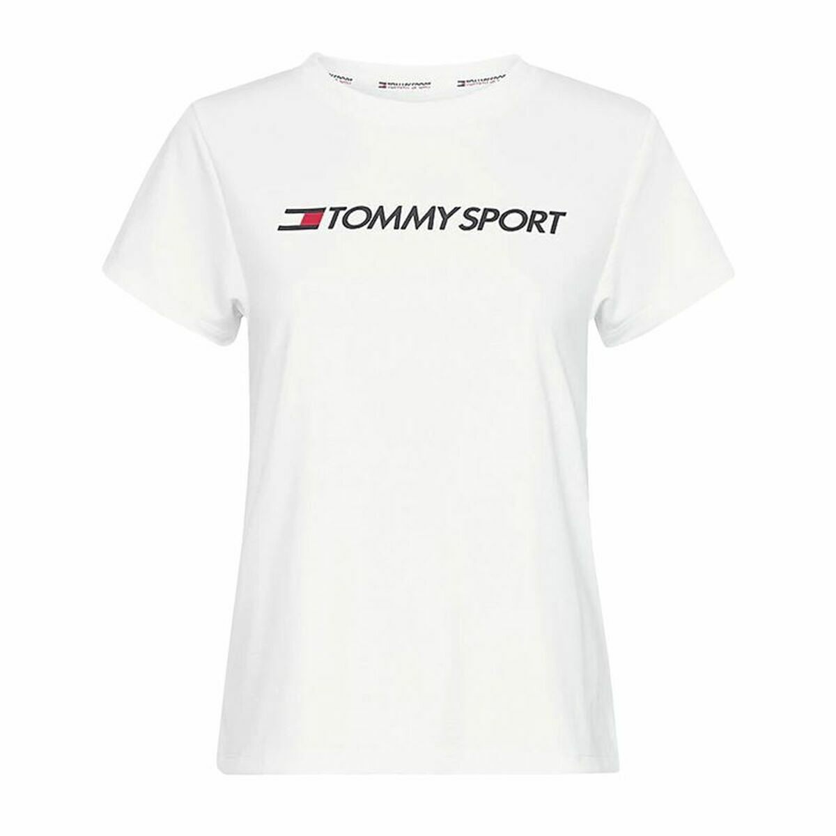 Men&rsquo;s Short Sleeve T-Shirt Tommy Hilfiger Logo Chest White