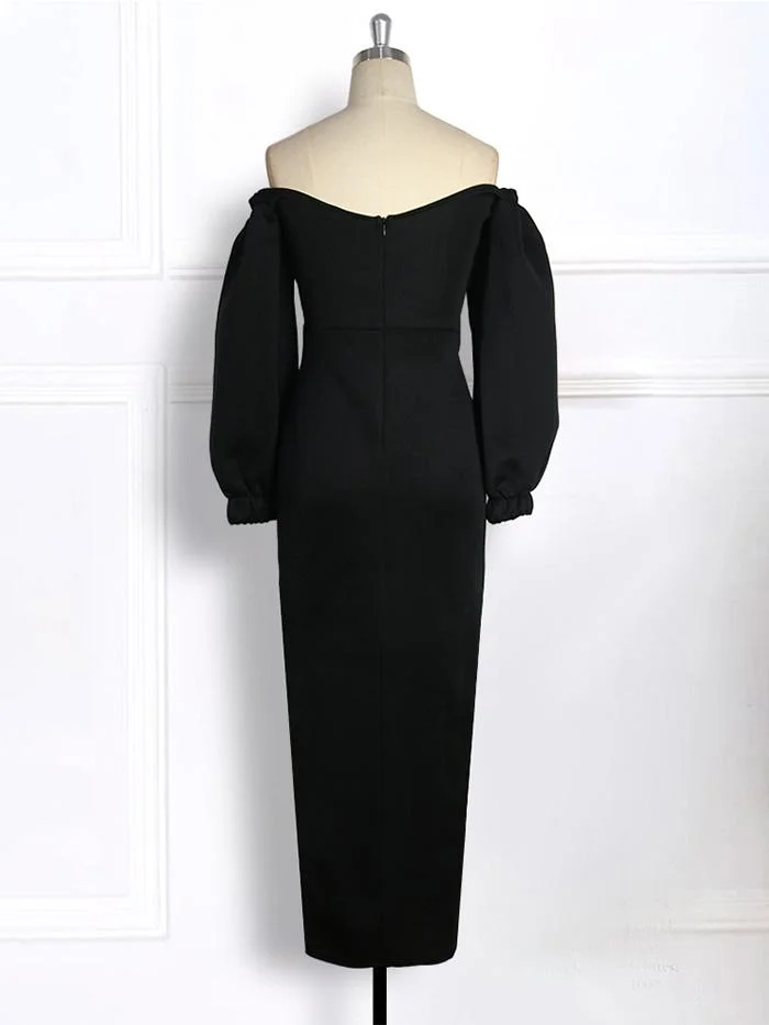 Sling Halter High Waist Bow Ruffled Dress