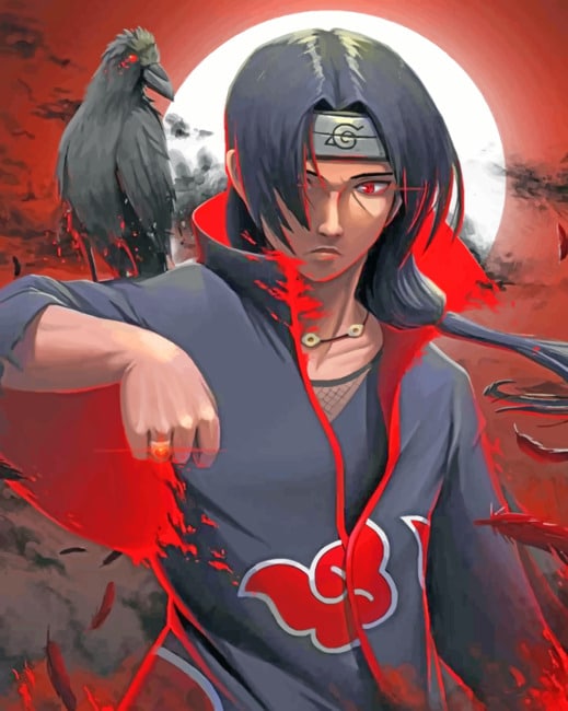

Aesthetic Itachi – Anime Paint By Numbers - 40*50CM, 501 Original