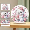 DIY Bear Diamond Painting Acrylic Single Side Desktop Decor