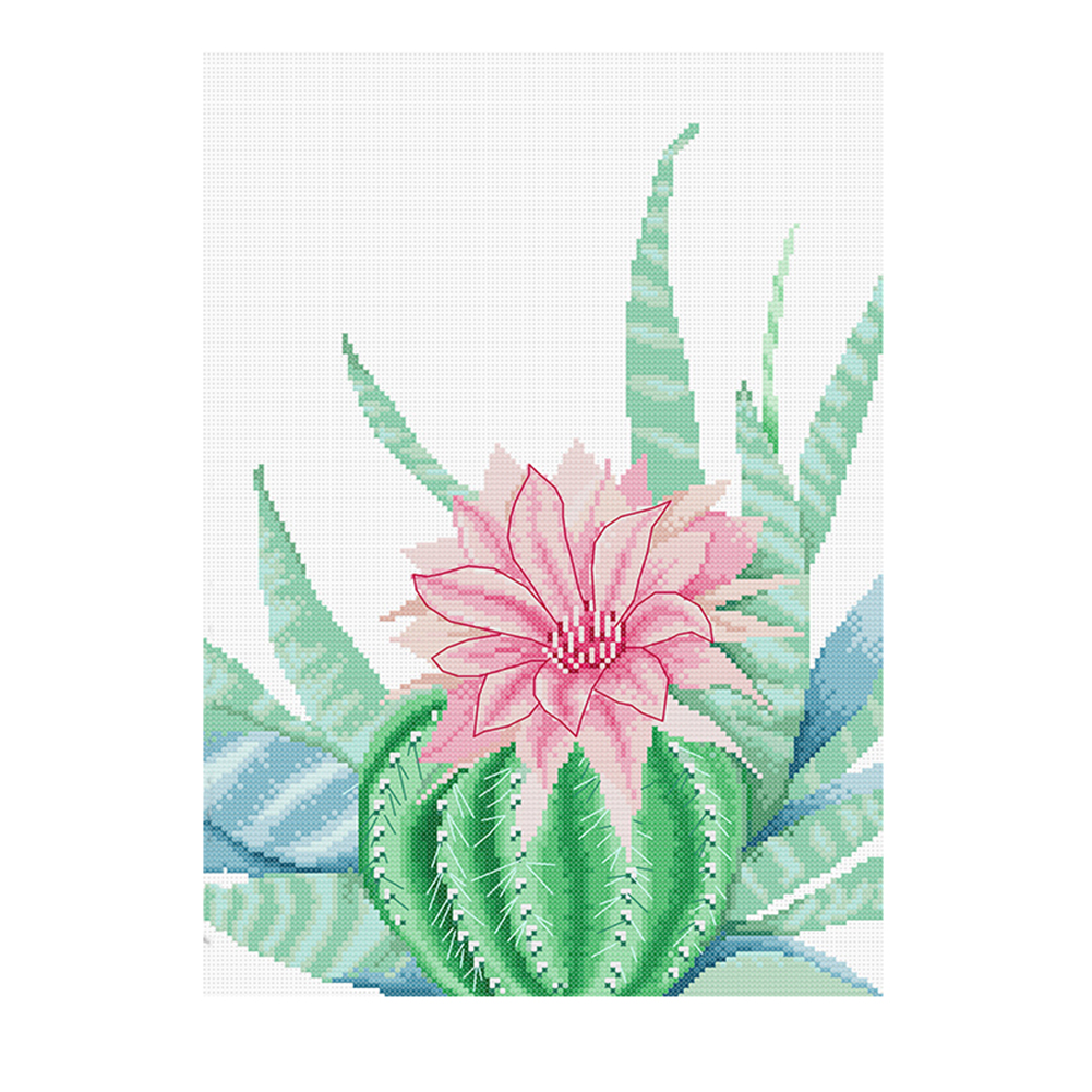 

Jewelry Flower - 11CT Stamped Cross Stitch - 50*40CM, 501 Original