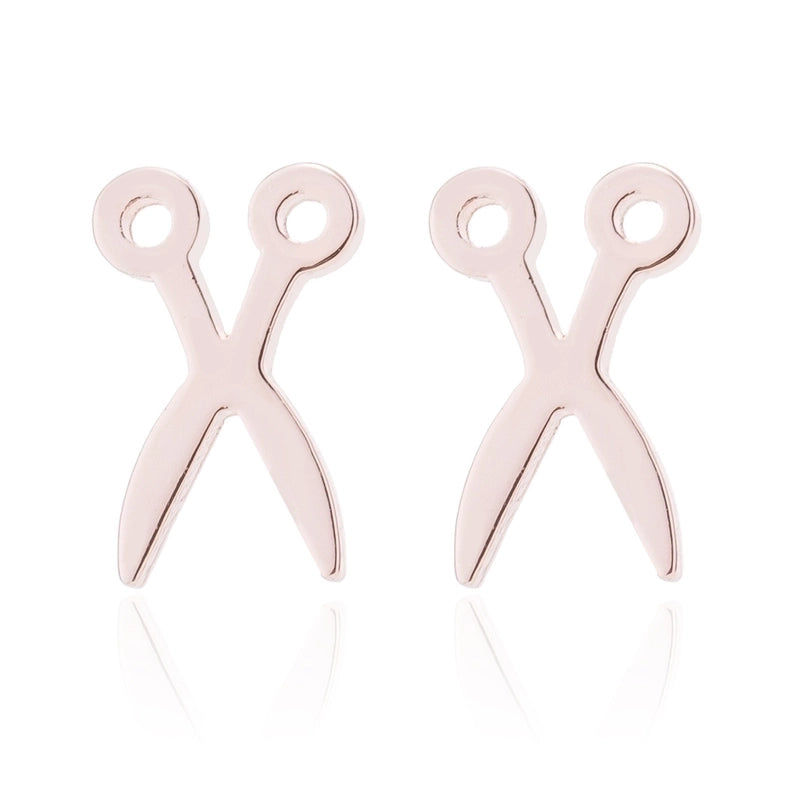 1 Pair Fashion Geometric Plating 304 Stainless Steel 18K Gold Plated Ear Studs