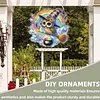 2D flache diy hängende Diamant Kunst Kits diy Wohnkultur hängender Charme (Eule)