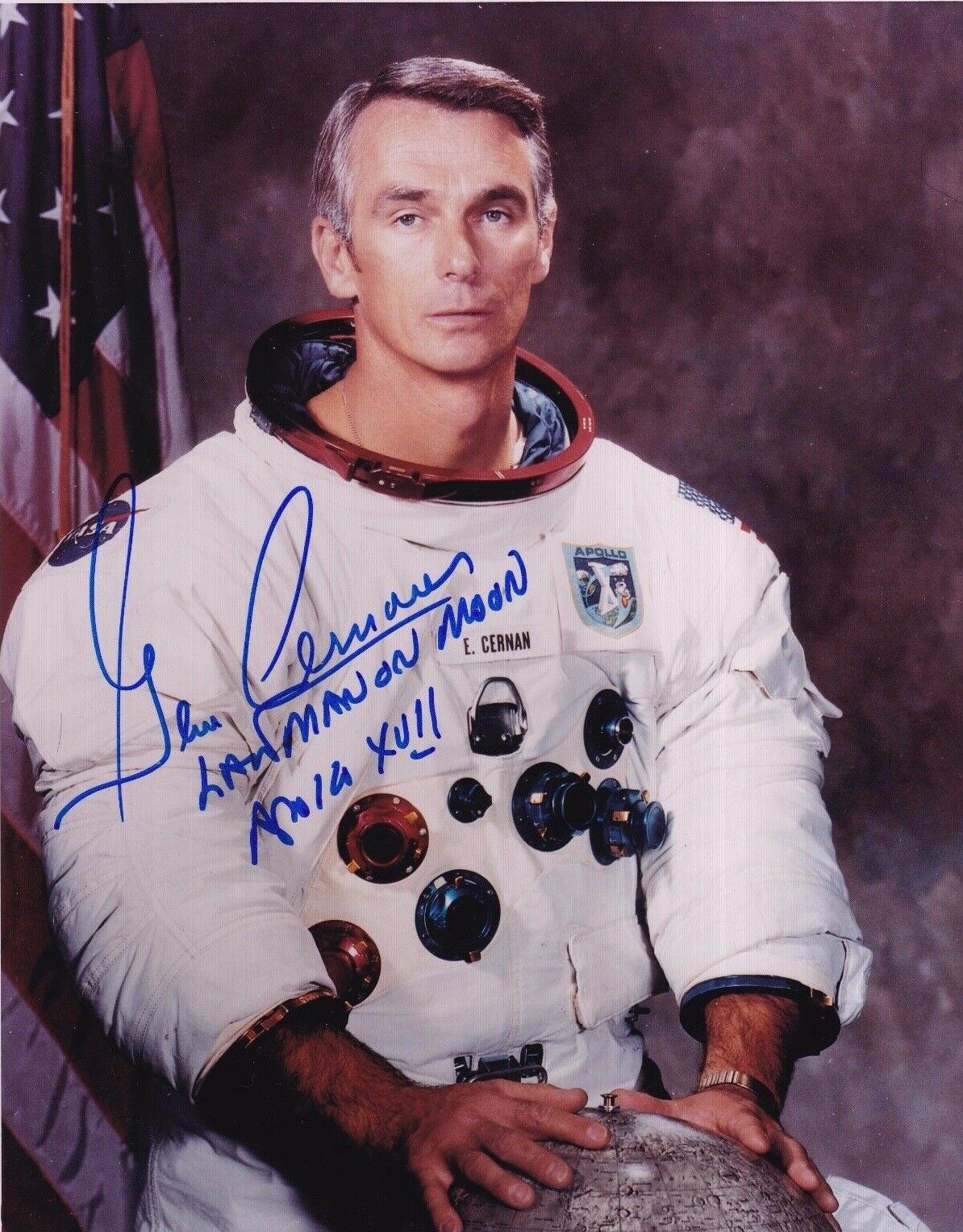 Gene Cernan Autographed Signed 8x10 Photo Poster painting ( Apollo 17 ) REPRINT