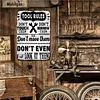 Tool Rules - Vintage Metal Signs - 20*30cm/30*40cm