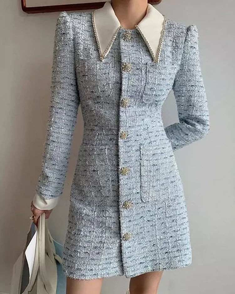 Elegant Tweed Dress