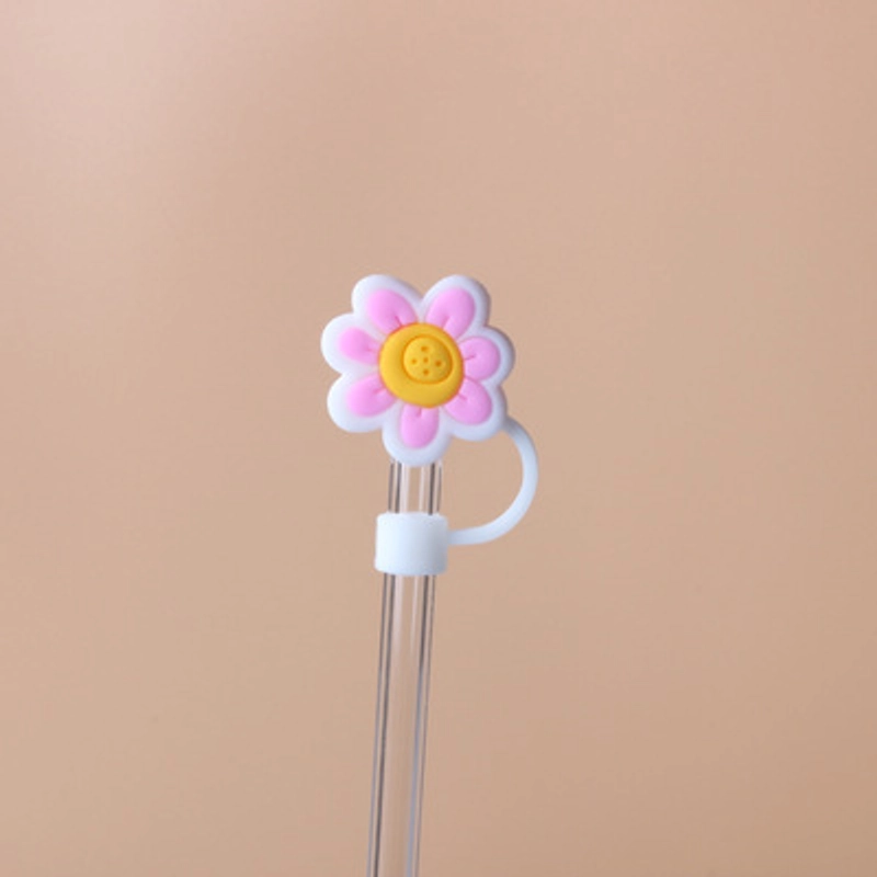 10mm Glass Straw Cap Dust Cover Stainless Steel Straw Dust Cover Dust Plug 10mm Large Diameter Milk Tea