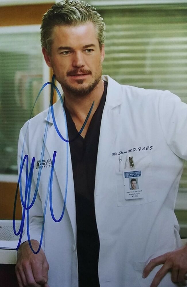 Eric Dane signed 8 x 10