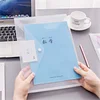 20PCS Transparent PVC Storage Bags for A4 Paper Notebook File School Office Stationery Bags