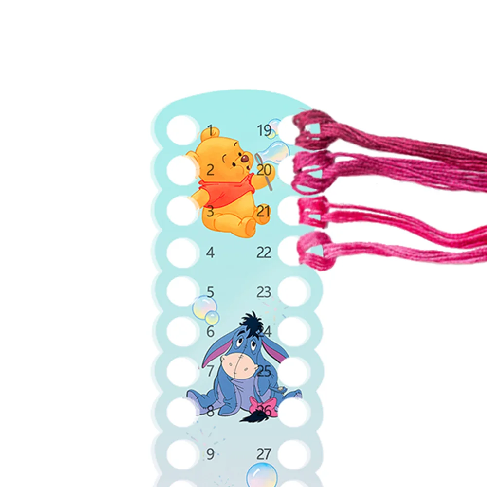 Acrylic Cross Stitch Row Line Board Cartoon Pattern Art Accessory(Winnie the Pooh)