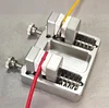 Heavy-duty aluminum soldering clamp with temperature-resistant jaw for circuit board mounting