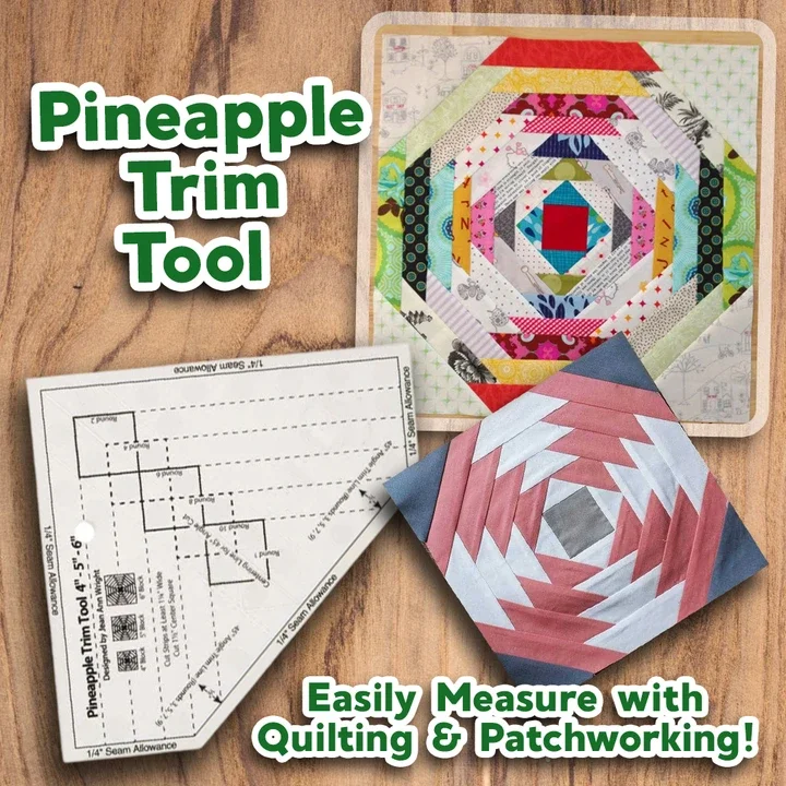【Buy More Save More】Pineapple Trim Tool Quilting Ruler