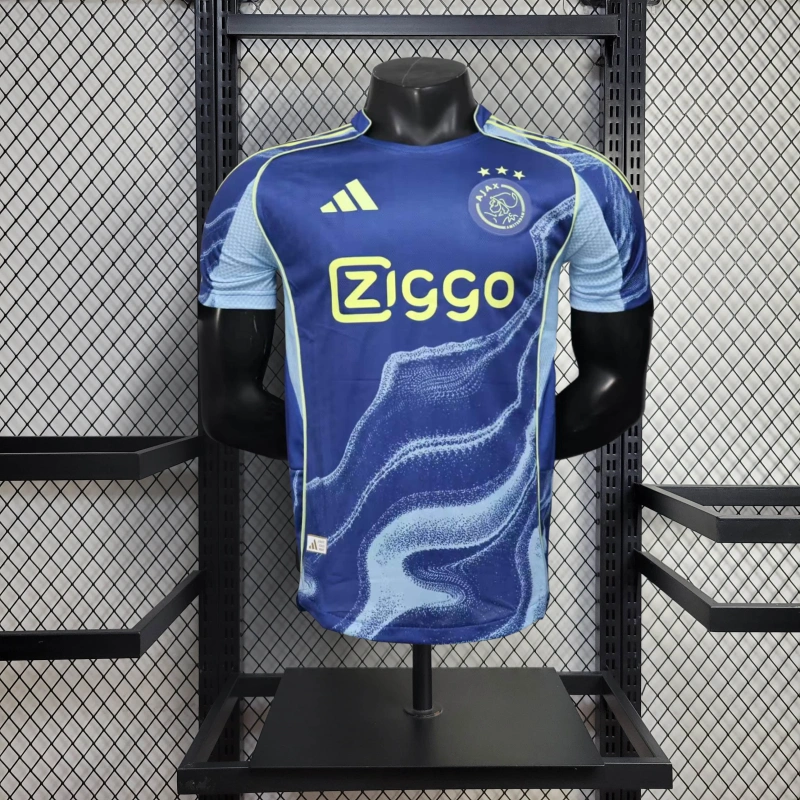 25/26 Ajax Away Player Version Men's Football T-Shirt