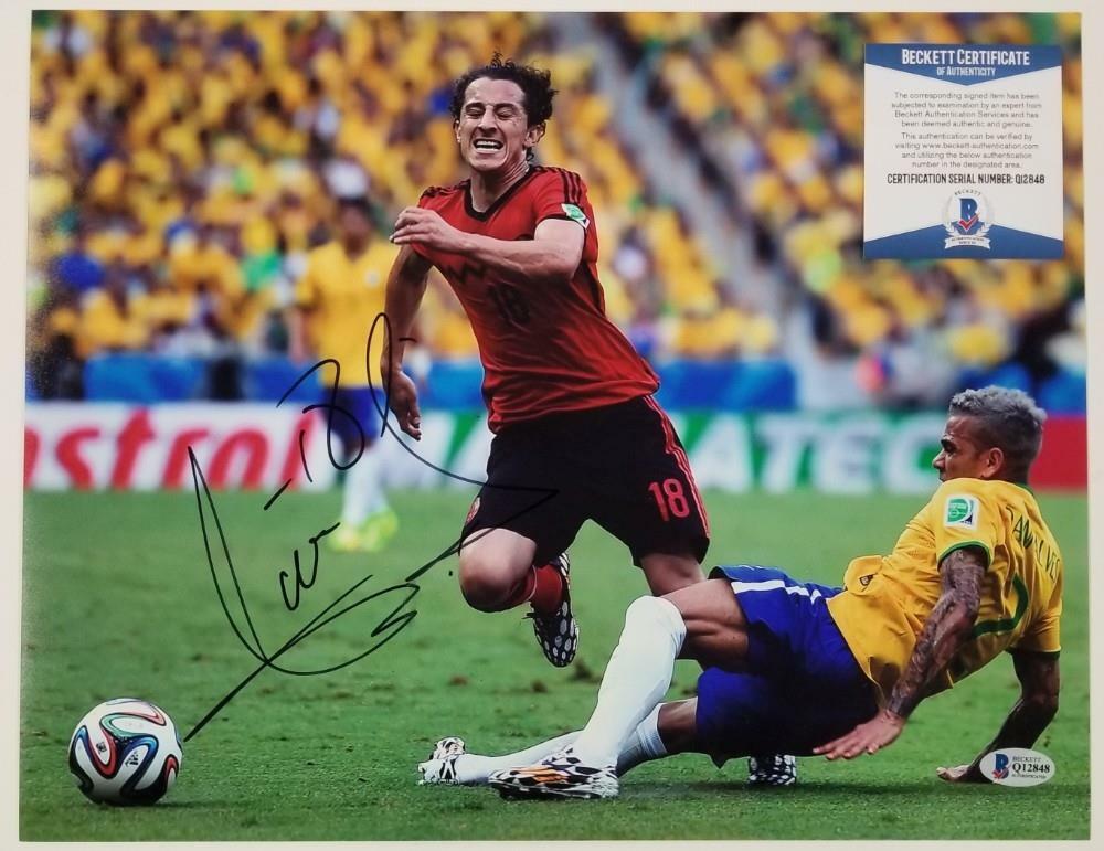 Andres Guardado signed 11x14 Photo Poster painting Autograph Valencia FC Mexico (A) ~ BAS COA