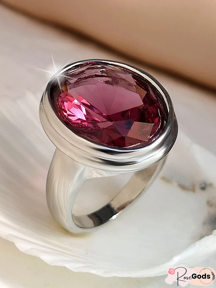 Ruby Crystal Ring