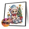 Christmas Bear - Crystal Rhinestone Diamond Painting