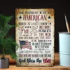 And I'm proud to be an American - Vintage Metal Signs(12*16Inch) - Warning