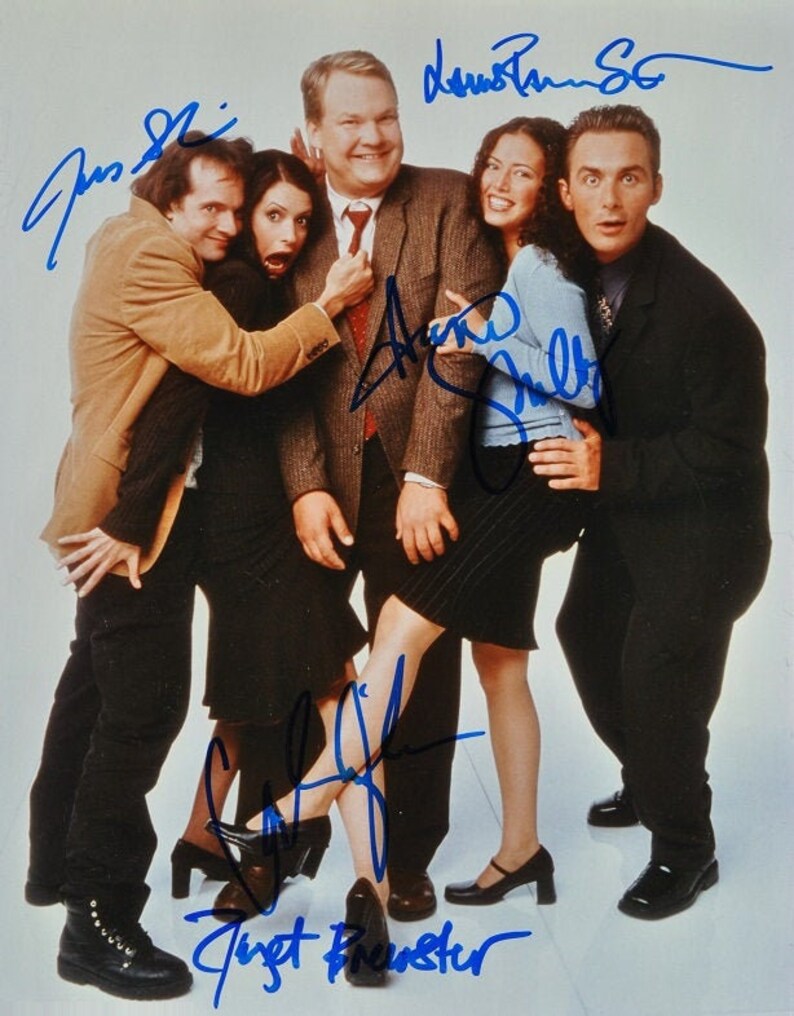 ANDY RICHTER CONTROLS The Universe Cast Signed Photo Poster painting X5 Andy Richter, Paget Brewster, Irene Molloy, James Patrick Stuart wcoa