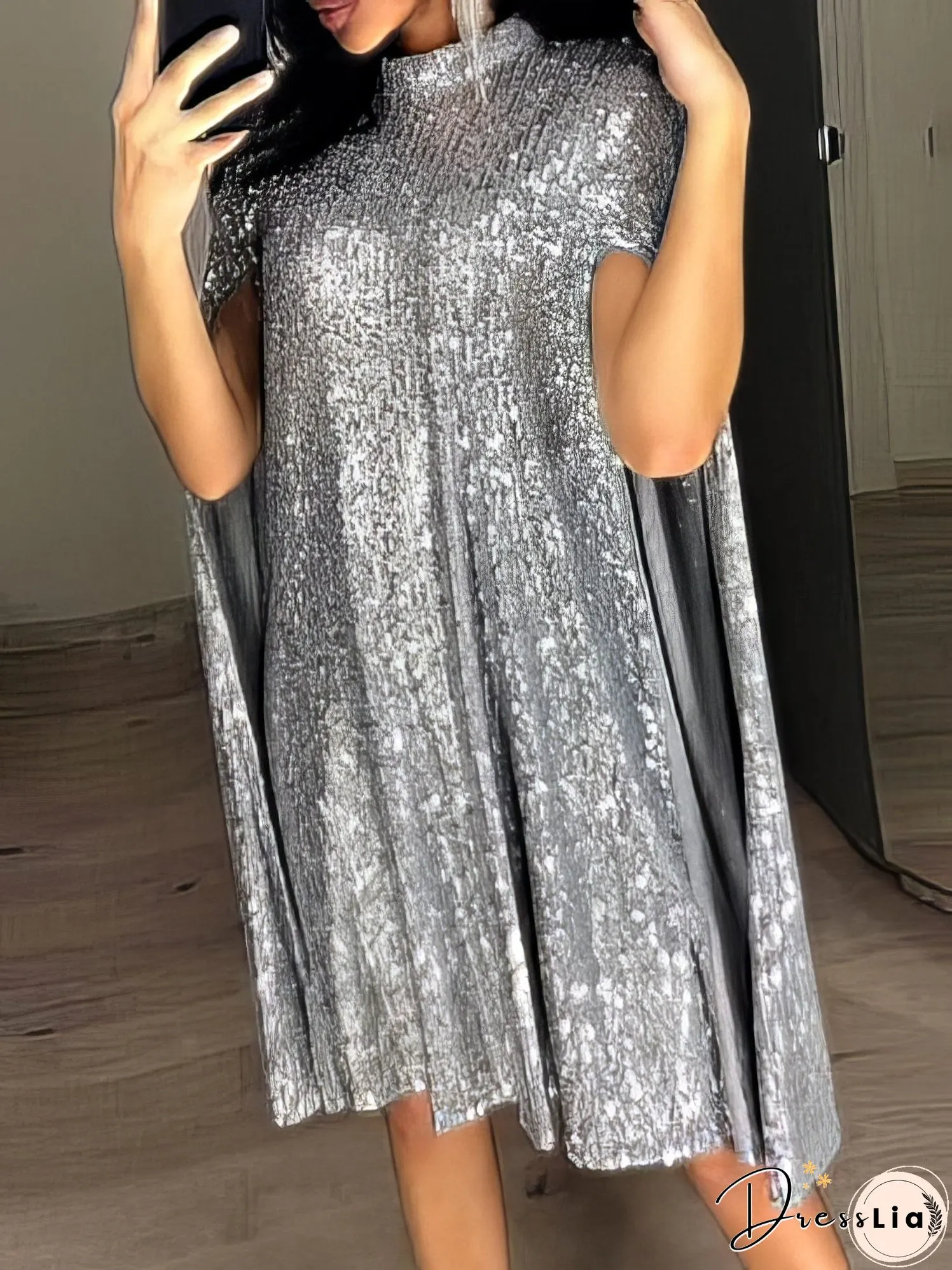 Flared Mini Dress