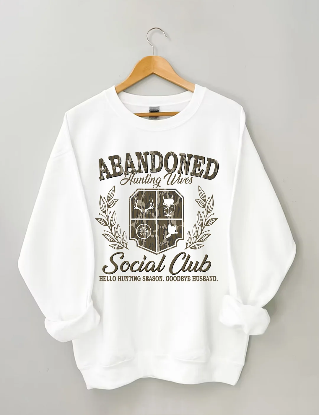 Abandoned Hunting Wife Social Club Sweatshirt