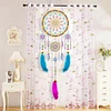 Feather Hanging Dream Catcher Wind Chimes Kit - 5D DIY Diamond Crafts
