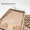100 pcs Cat and Dog Shaped Wooden Jigsaw Puzzles