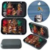 Bionic Insects Flies with Box Fly Fishing Lures Artificial Bait for Trout(65pcs)