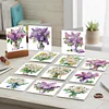 12Pcs Bouquet DIY Diamond Painting Greeting Cards for Adult Holiday Gifts