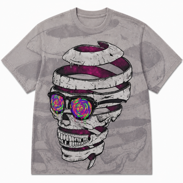 Street Wrapped Eye Cotton T-Shirt