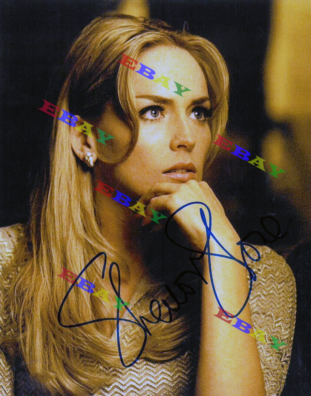 Sharon Stone Tombstone Total Recall Autographed Signed 8x10 Photo Poster painting Reprint