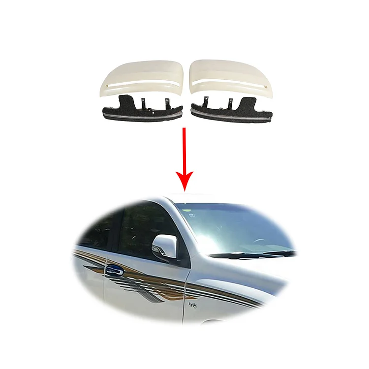 Stunning Auto Bodykit car rearview side mirror cover with led for Toyota  Landcruiser 2019 lc200 lc 200 plug and play ITN Auto