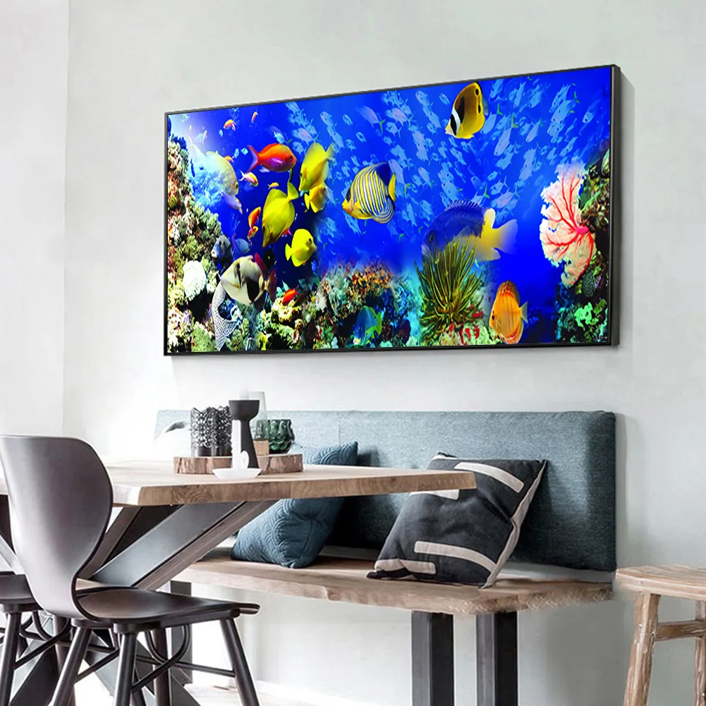 Diamond Painting - Full Round Drill - Color Deep Sea(100*40cm)