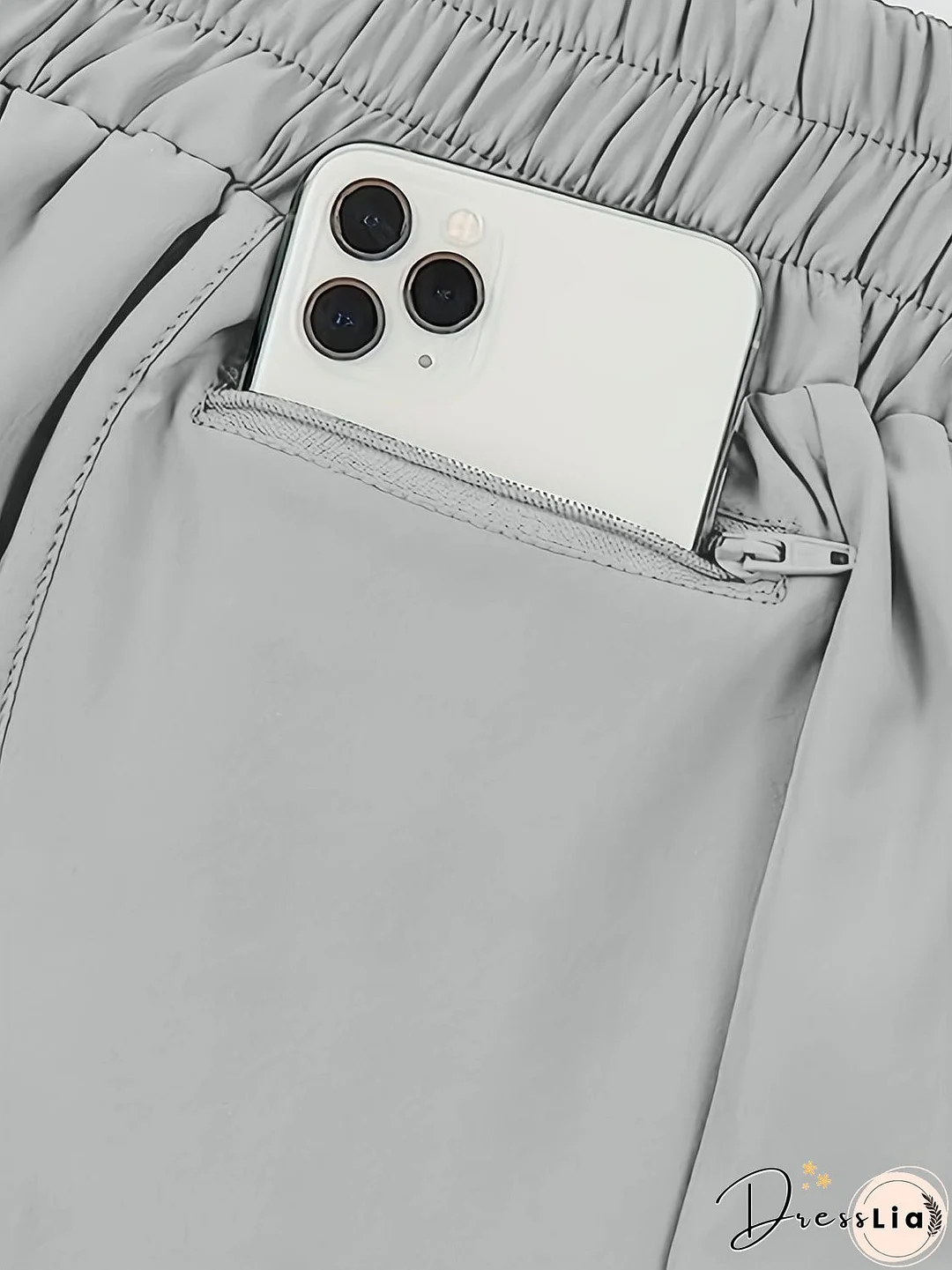 Elastic Waist Active Shorts