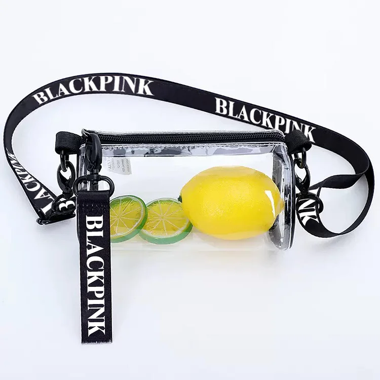 BLACKPINK Concert Clear PVC Crossbody Round Bag