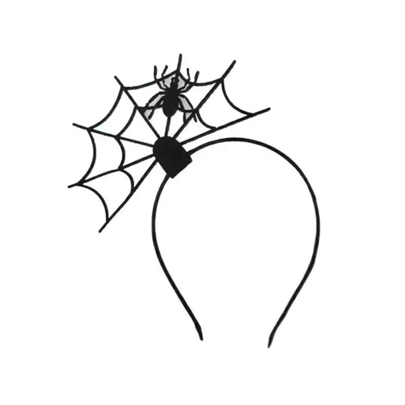 Halloween Funny Punk Flower Spider Spider Web Mixed Materials Party Festival