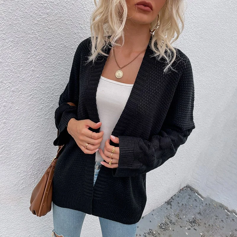Cozy Up Open Front Cardigan