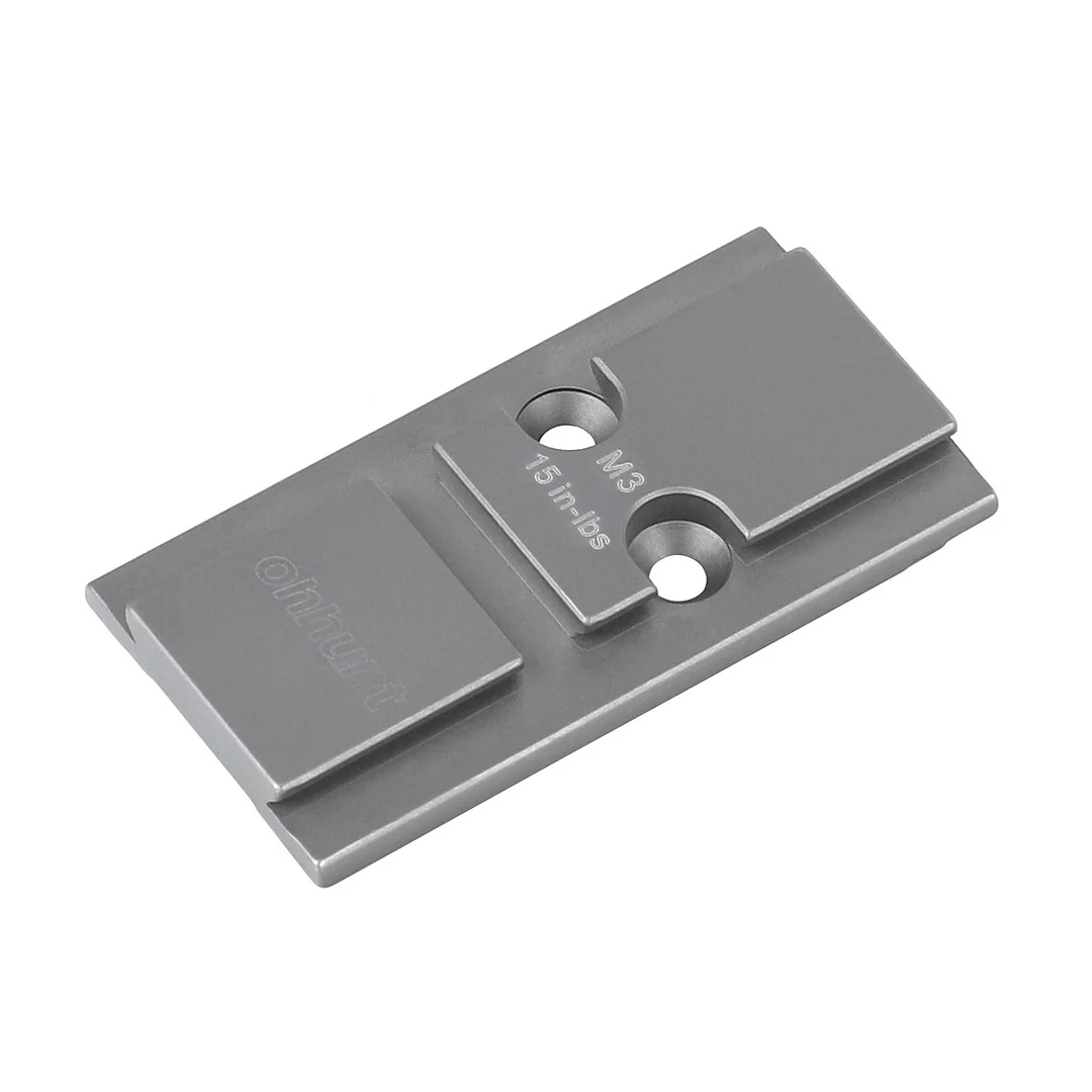 ohhunt&reg; Red Dot GLOCK MOS Adapter Plate Compatible with FB-O4/ACRO P1/P2 CNC Machined from 6AL4V Titanium