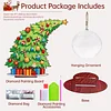 Photo Xmas Tree Gift DIY 2D Flat Wooden Desktop Diamond Art Kit