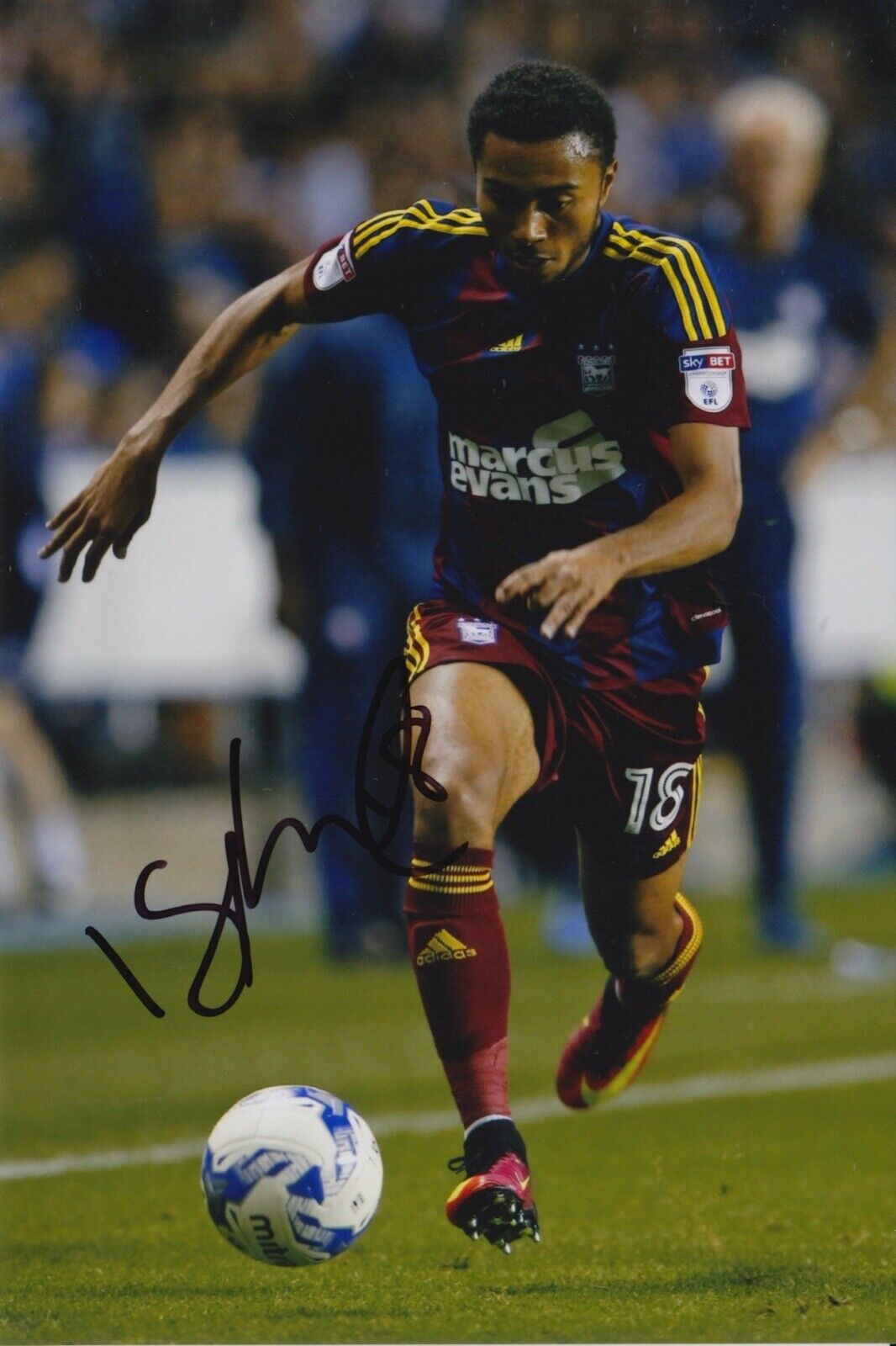 GRANT WARD HAND SIGNED 6X4 Photo Poster painting - FOOTBALL AUTOGRAPH - IPSWICH TOWN 3.