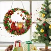 DIY Pearl Diamond Painting Christmas Wreath Hanging Ornament Kit