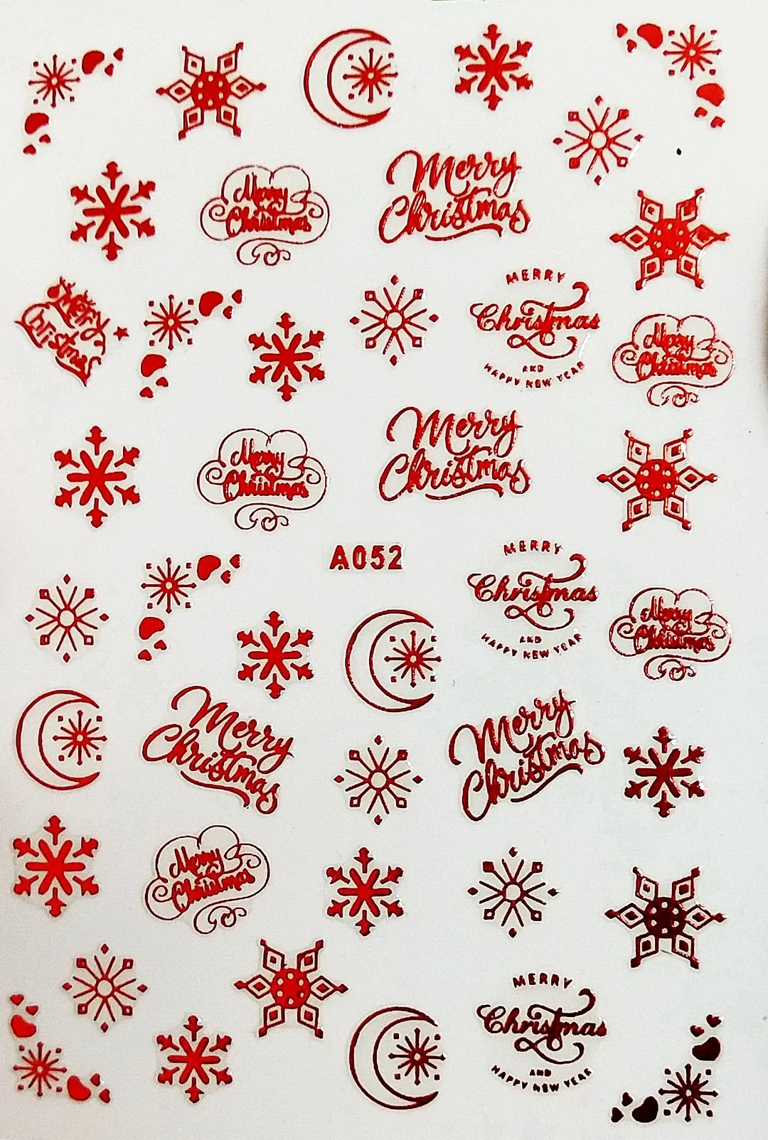 Colorful Night Lights 3D Snowflake Design Transfer Nails Art Sticker Lady Women Manicure Tools Nail Decoration Decals Adhesive