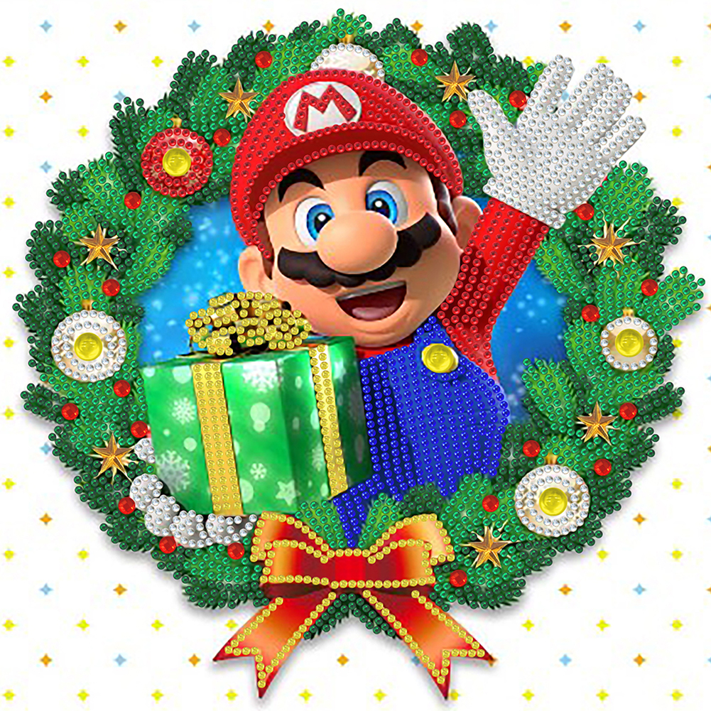 

Anime Mario - Special Shaped Diamond Painting - 30*30CM, 501 Original