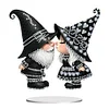 DIY Gnome Couple Diamond Painting Acrylic Single Side Desktop Decor