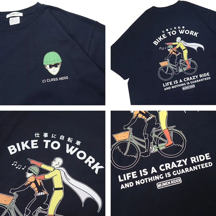 Forkæle øve sig Undtagelse Pure Cotton One Punch Man Mumen Rider T-shirt