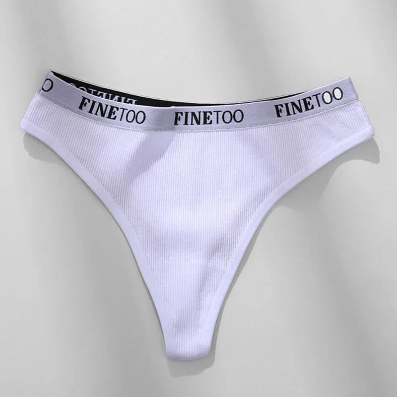 FINETOO Cotton Brazilian Panties Women M-XL Low-Rise Underwear Ladies Soft Underpants Female Panty Lingerie Cotton Panties 2021