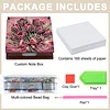 Wooden DIY Tulip Bouquet Diamond Painting Kit Note Box with 160 Papers Gifts